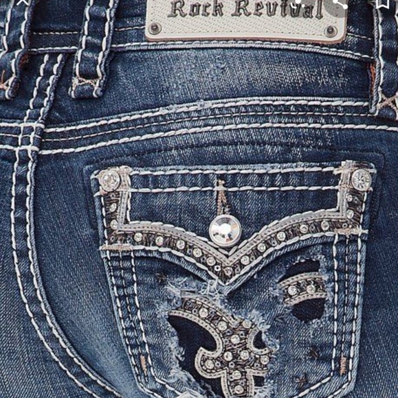 Rock Revival Denim - Rock Revival Mid-rise Skinny Iselin Jeans